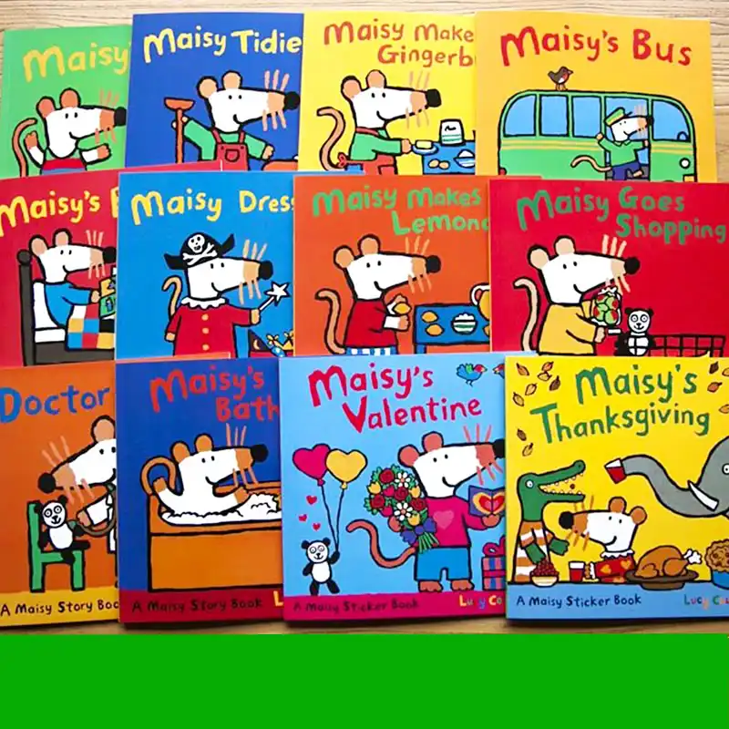 12 books/set Maisy swimbag wave mice mouse English picture book