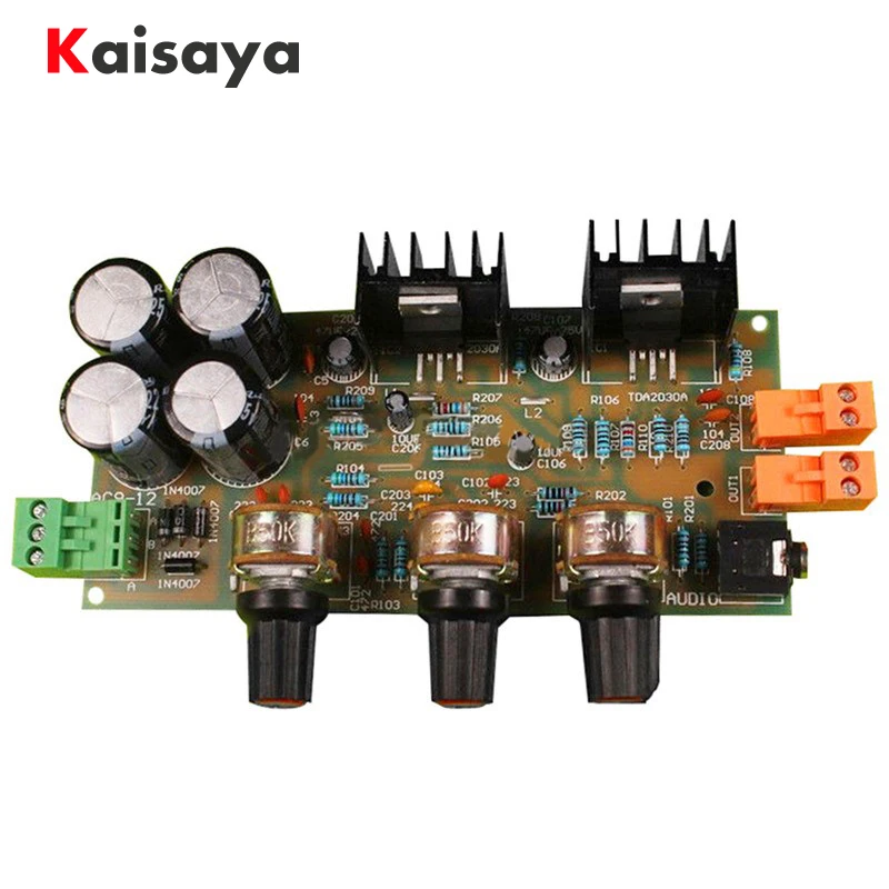 TDA2030A hifi stereo amplifier Two channel 2.0 18W+18W AMP board DIY