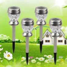 4 шт. лампада светодиодный Солнечная лампа Светодиодная садовая лампа Наружное освещение украшение Luces Solares лампочка на солнечной батарейке лампа