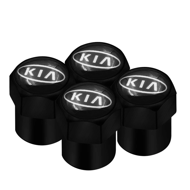 Колпачки для автомобильных клапанов Металлические колпачки на колеса Kia Rio K2 K3 K5 K9