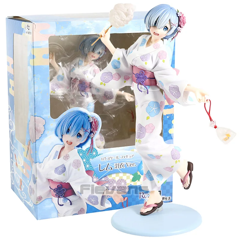 Re: жизнь в другом мире от zero Rem Yukata Ver. Коллекционная модель игрушки из ПВХ