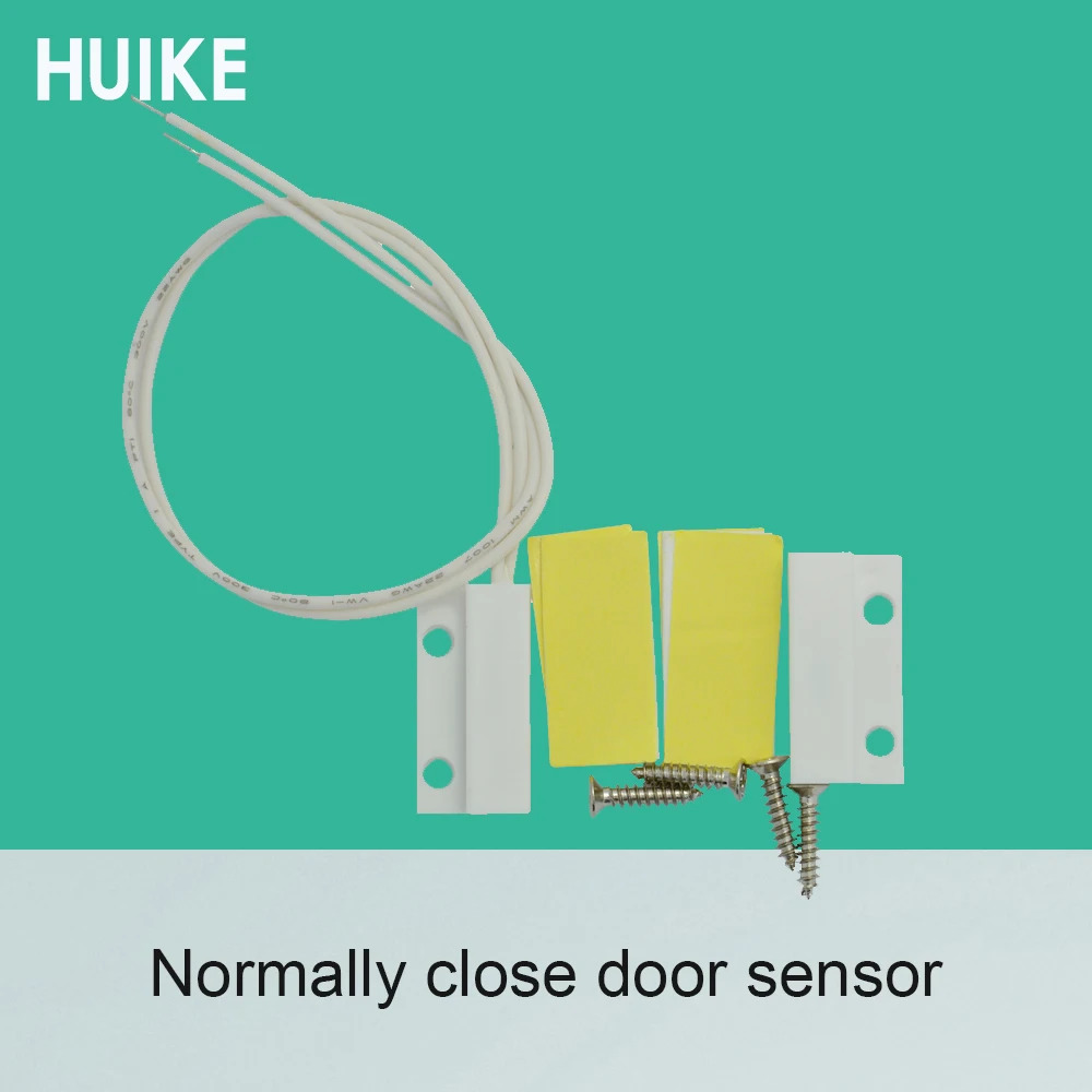 

20 PCS Surface Mounted White Color Plastic Magnetic Sensor Door Open Alarm Detector Position Limit Switch Home security Protect