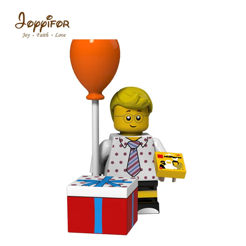 Lot Compatible Best Gift To Childrenthe Happy birthday serial cake flower party building block brick - Цвет: Светло-зеленый