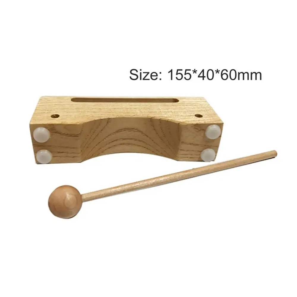 Small Orff World, деревянная игрушка в форме подушки, Детская перкуссия, инструмент, детский Хлопушка, игрушка для раннего образования, развивающая интерес - Цвет: Small