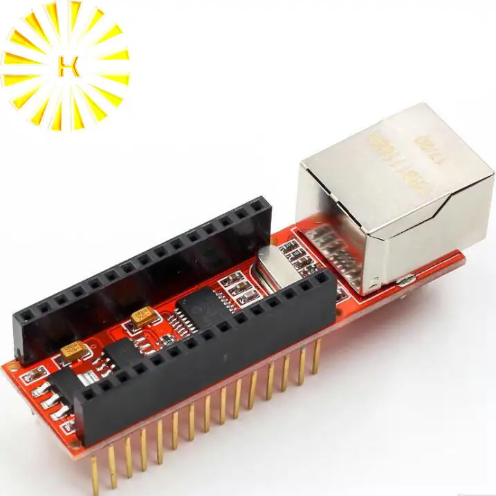 Щит Ethernet Nano V3 ENC28J60 микрочип HR911105A Модуль платы веб-сервера для разъема Arduino 3 0 |