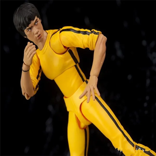 SHFiguarts King of Kung Fu Bruce Lee  Variant With Nunchaku Action Figure Collectible Model Toy 15cm (10)