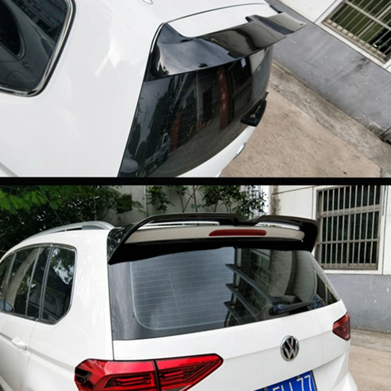 Для VW Touran спойлер Высокое качество ABS Материал заднее крыло автомобиля unpaint цвет задний спойлер для Volkswagen Touran