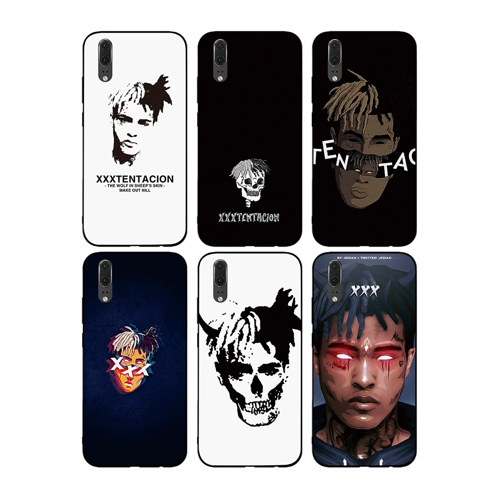 Мягкий телефон rap singer XXXTentacion для huawei Honor 6A 7A 3GB Pro 7X 8X 8C 10 Lite Note задняя