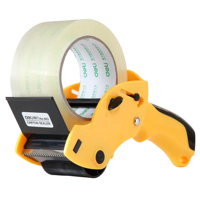 

1pc Tape Sealing Packer Tape Dispenser 6cm Width Plastic Sealing Tape Holder Cutter Manual Packing Machine Tools Stationary