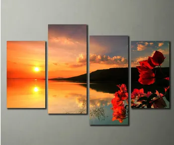 

5D,diy,Diamond Painting 4 pcs,sunrise,Floral,Cross Stitch,Full,Diamond Embroidery,3d Mosaic,pattern,beaded embroidery,gift