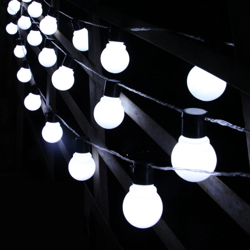 

Outdoor Patio String Lights Globe Bulbs Wedding Decoration Garden Light For Porch Backyard Deck Balcony Holiday Party Supplies