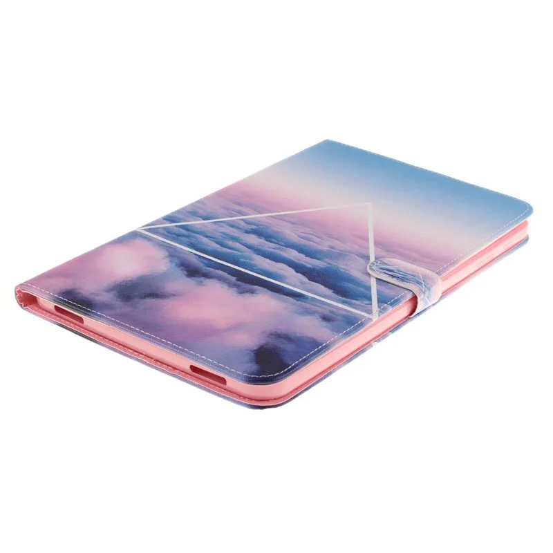 Luxury 2 Leavies PU Leather Case for Samsung Galaxy Tab A 10.1 2016 Case  T585 T580 T580N Case Stand Flip Wallet Tablet Cover (34)