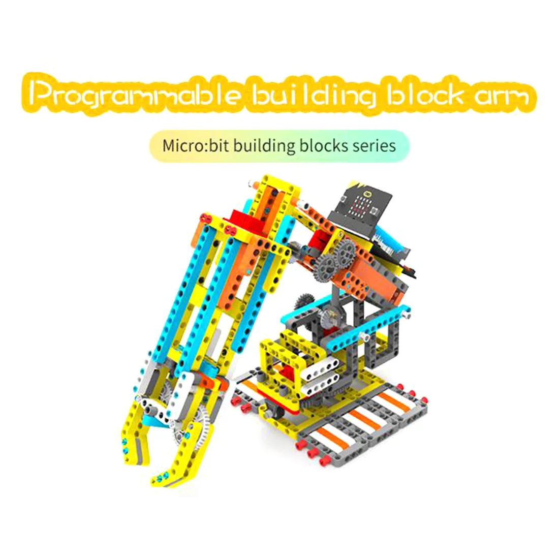 Высокая Рекомендуемая игрушка игры для микро: бит программируемый строительный блок DIY умный Роботизированная рука комплект