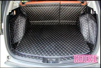 

Good quality! Special car trunk mats for Honda CR-V 2018 waterproof cargo line mats boot carpets for CRV 2017.Free shipping