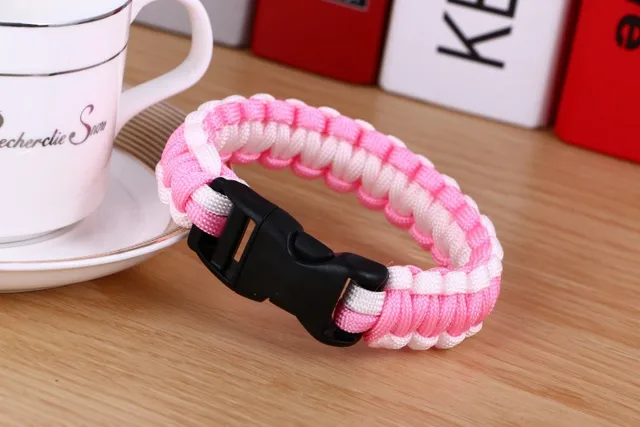 Męska nowa survivalowa bransoletka z linki spadochronowej dla mężczyzn Outdoor Camping piesze wycieczki klamra nadgarstek kobiety liny bransoletka biżuteria męska tanie i dobre opinie Chain link bransoletki Unisex Brak CN (pochodzenie) moda TRENDY ribbon Łańcuszek typu kord Bracelets Zgodna ze wszystkimi Męska nowa survivalowa bransoletka z linki spadochronowej dla mężczyzn Outdoor Camping piesze wycieczki klamra nadgarstek kobiety liny bransoletka biżuteria męska tanie i dobre opinie Chain link bransoletki Unisex Brak CN (pochodzenie) moda TRENDY ribbon Łańcuszek typu kord Bracelets Zgodna ze wszystkimi