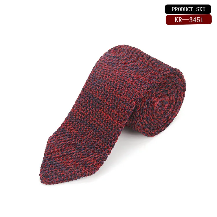 Модный мужской галстук, однотонный тканый галстук, вязаный узкий галстук, тонкий узкий галстук, вечерние галстуки