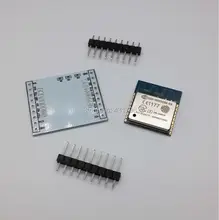 ESP8266 serial WIFI module ESP-WROOM-02 AI Home 32Mbit FCC CE TELEC + Adapter plate ESP8266 serial WIFI module ESP-WROOM-02 AI Home 32Mbit FCC CE TELEC + Adapter plate