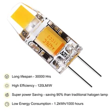 6 Pack G4 LED 12V AC DC Bulb Replace 10w Halogen 1.5W G4 COB LED Lamp Lampadas Warm Cool Natural White For Chandelier Light halogen light bulb 12v 5w 10w white