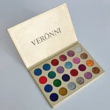 VERONNI палитра для глаз Sahdow стойкая косметика для глаз 24 цвета блеск прессованная пудра Фирменная Новинка DHL 48 шт./лот