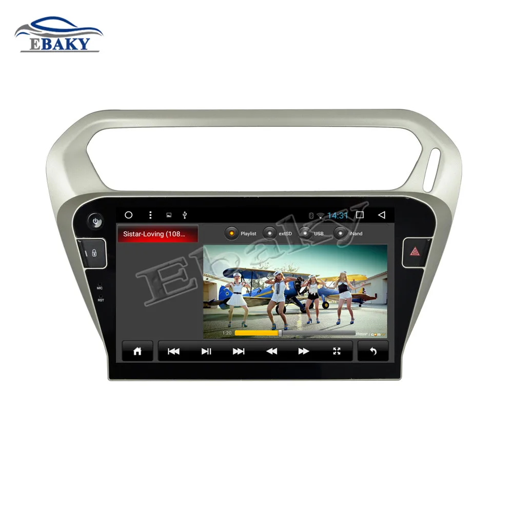 Best NaviTopia 9inch 1GB/2GB RAM Quad Core/Octa Core Android 7.1/8.1 Car DVD Radio for Citroen C-Elysee 2014- with GPS/wifi 17