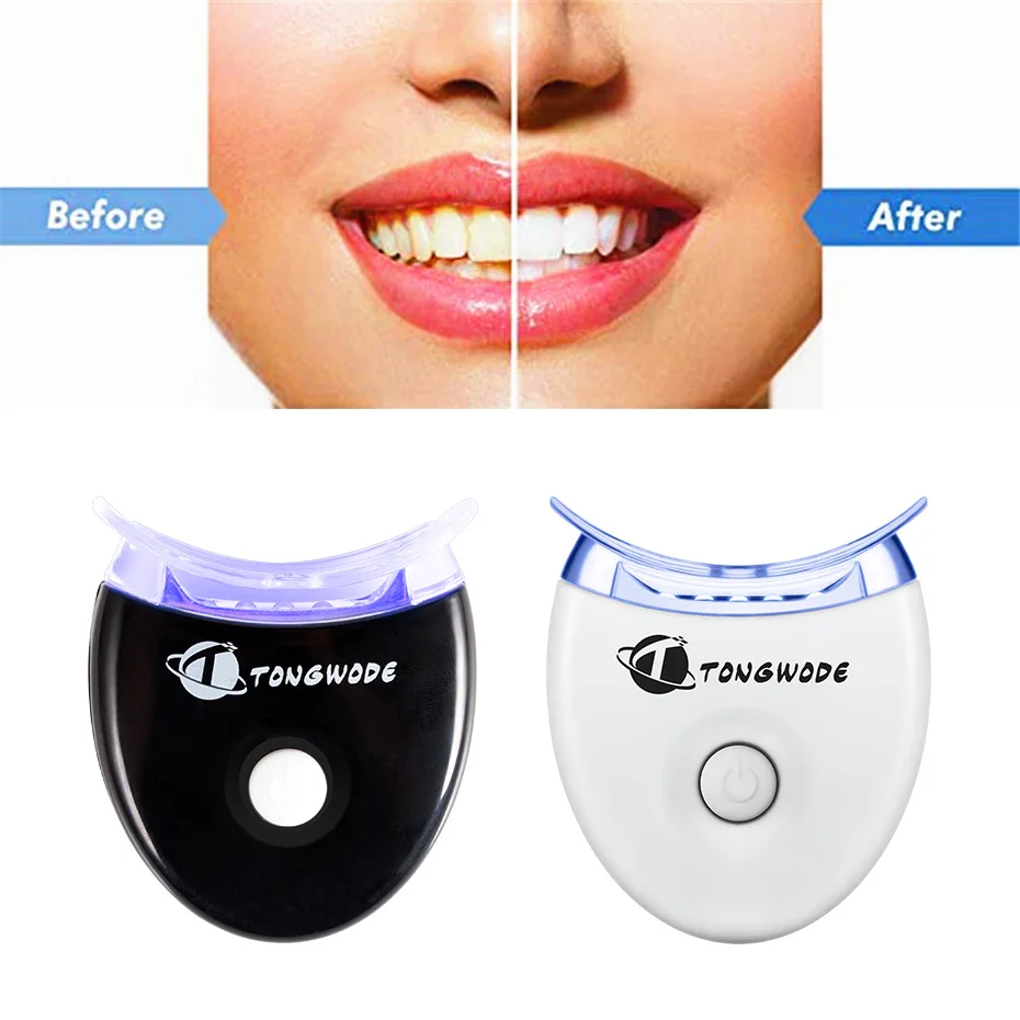 Ускоритель для отбеливания зубов, синий светодиодный индикатор для более быстрого отбеливания зубов, гель или отбеливатель не входят в комплект