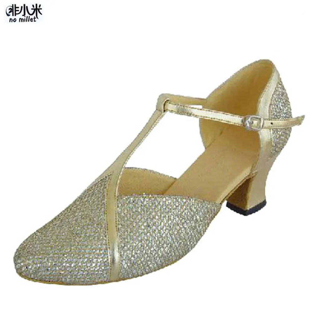 No Millet Women Latin Dance Shoes Comfortable Ballroom Dance Shoes