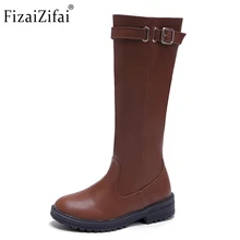 Женские зимние сапоги до колена женские длинные теплые сапоги-ботфорты модные сапоги размер 34-43