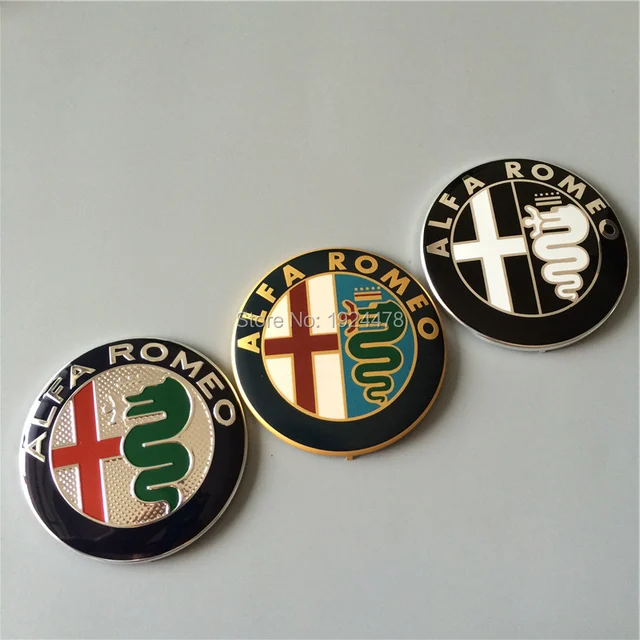 30pcs 74mm Alfa Romeo Gold Black Silver Car Badge Emblems Badges 30pcs 74mm Alfa Romeo Gold Black Silver Car Badge Emblems Badges Emblem Stickers For Mito Gt 147 156 159 166 Giulietta Spider