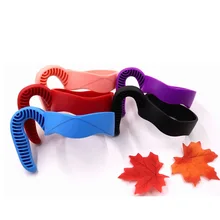 200 шт. 5 цветов горячий держатель чашки Нескользящая пластиковая ручка для чашки для 30 унций стакан ручка подходит для чашки кружки wen6355