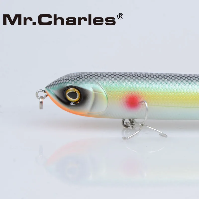 Mr. Charles CMC018 рыболовная приманка 128 мм/25 г плавающая верхняя вода ассорти цветов Поппер воблер ручная приманка рыболовные снасти