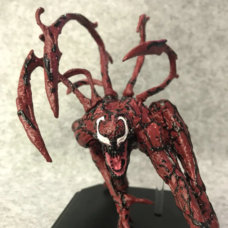 17 см удивительная Фигурка Человека-паука игрушки модель кукла красный яд Carnage