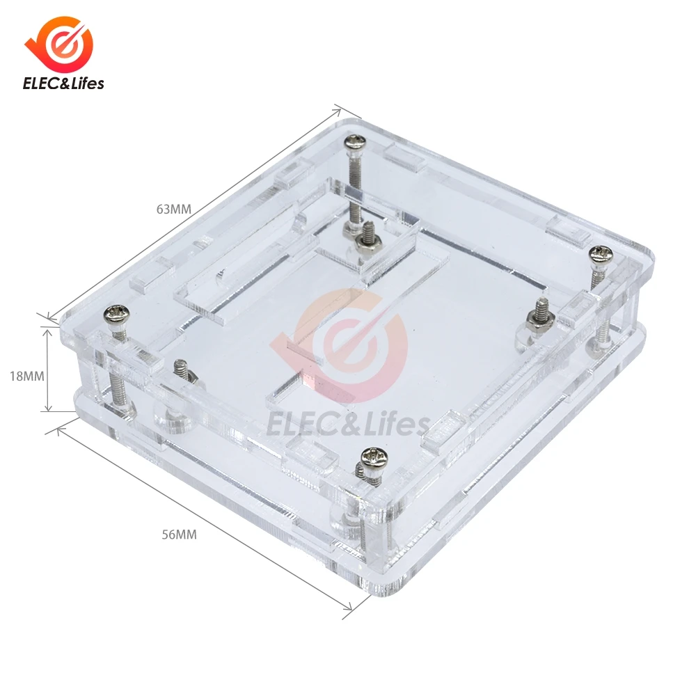 

1pc Acrylic Shell Transparent Shell Box Case for W1209 Digital Thermostat Temperature Controller