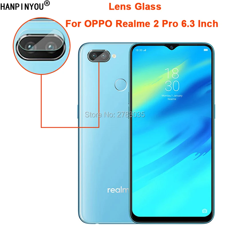 

For OPPO Realme 2 Pro 6.3" Clear Ultra Slim Back Camera Lens Protector Rear Camera Len Cover Tempered Glass Film