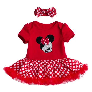 Christmas 2Pcs NewBorn Baby Clothes Autumn/Winter Summer Cotton Baby Romper Red Infant Clothes Sets Polka Dot Baby Girls Costume autumn thanksgiving fall winter baby girls brown orange turkey outfits polka dot pant clothes ruffle boutique match accessories