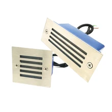 Встраиваемые шаг лестница света угол стены лампа крыльцо Путь отель лестница coner Лампы для мотоциклов 2 Вт AC85-265V уличная водонепроницаемая