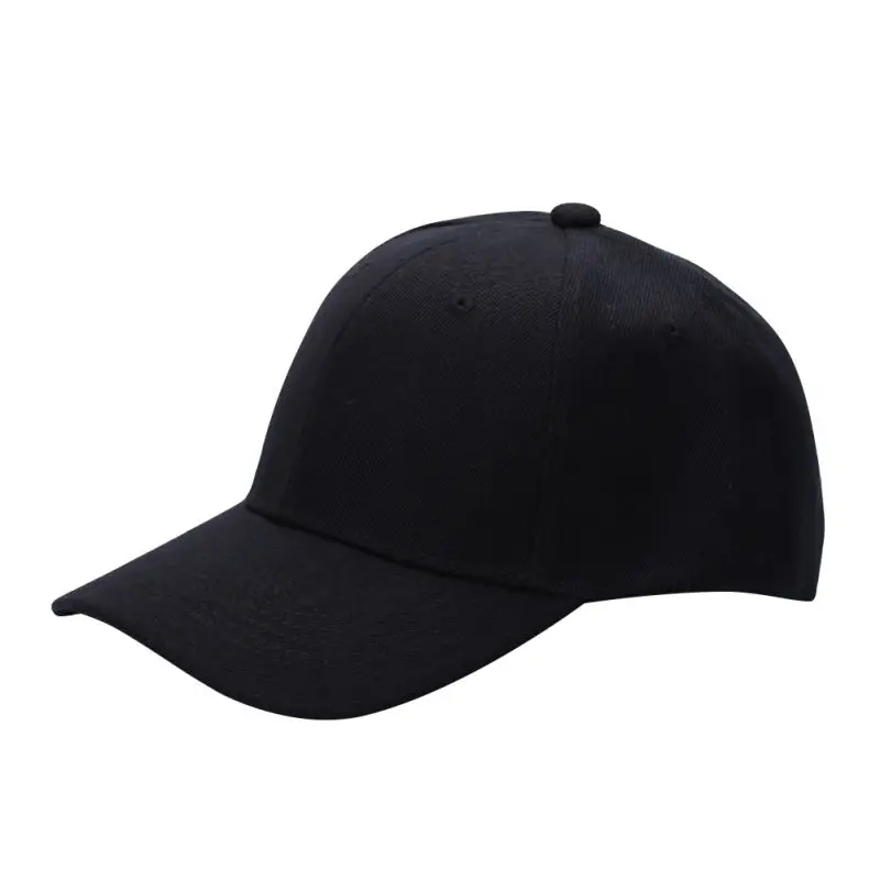 Multi Color Men Women Solid Plain Baseball Cap Unisex Curved Visor Hat Hip-Hop Adjustable Peaked Hat Visor Caps new men women red sox cap plain adjustable gaphy baseball cap curved hat solid color leisure baseball caps baseball caps