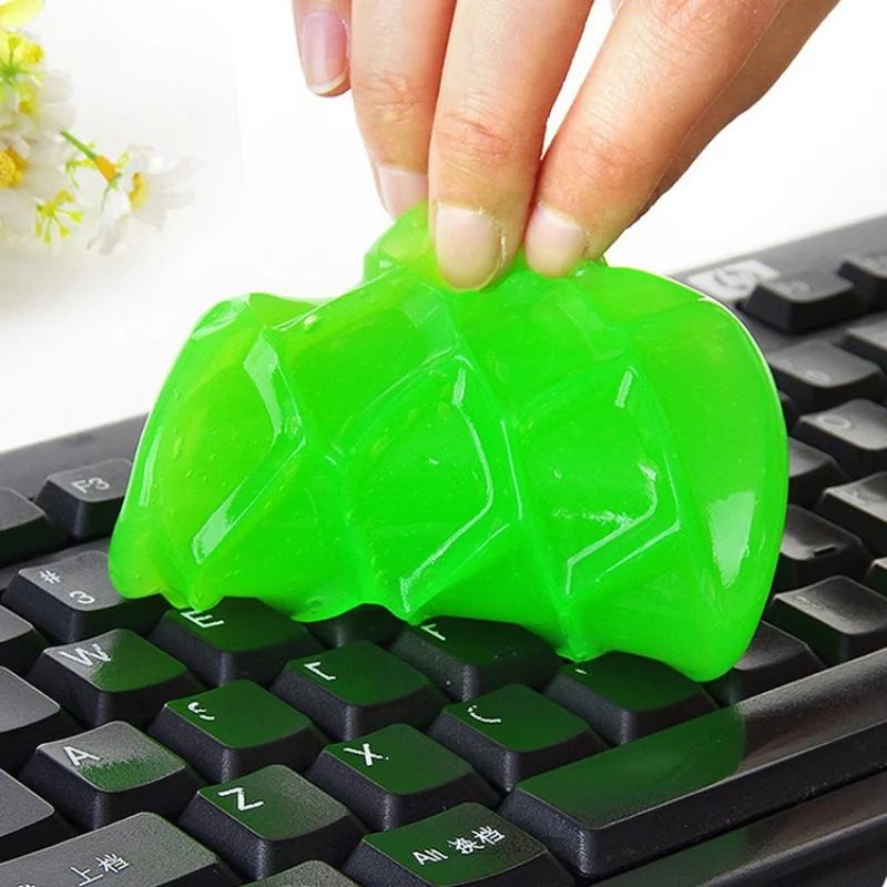 Keyboard Computer Cleaner Soft Sticky Magic Glue Gel Dust Dirt For