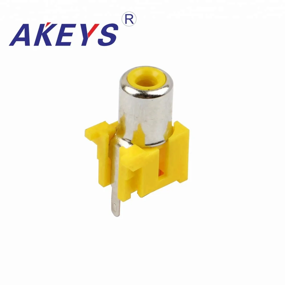 20PCS AV1-8.4-6 Audio Video AV Concentric 1 Female RCA Socket Jack Connector with straight foot | Обустройство дома