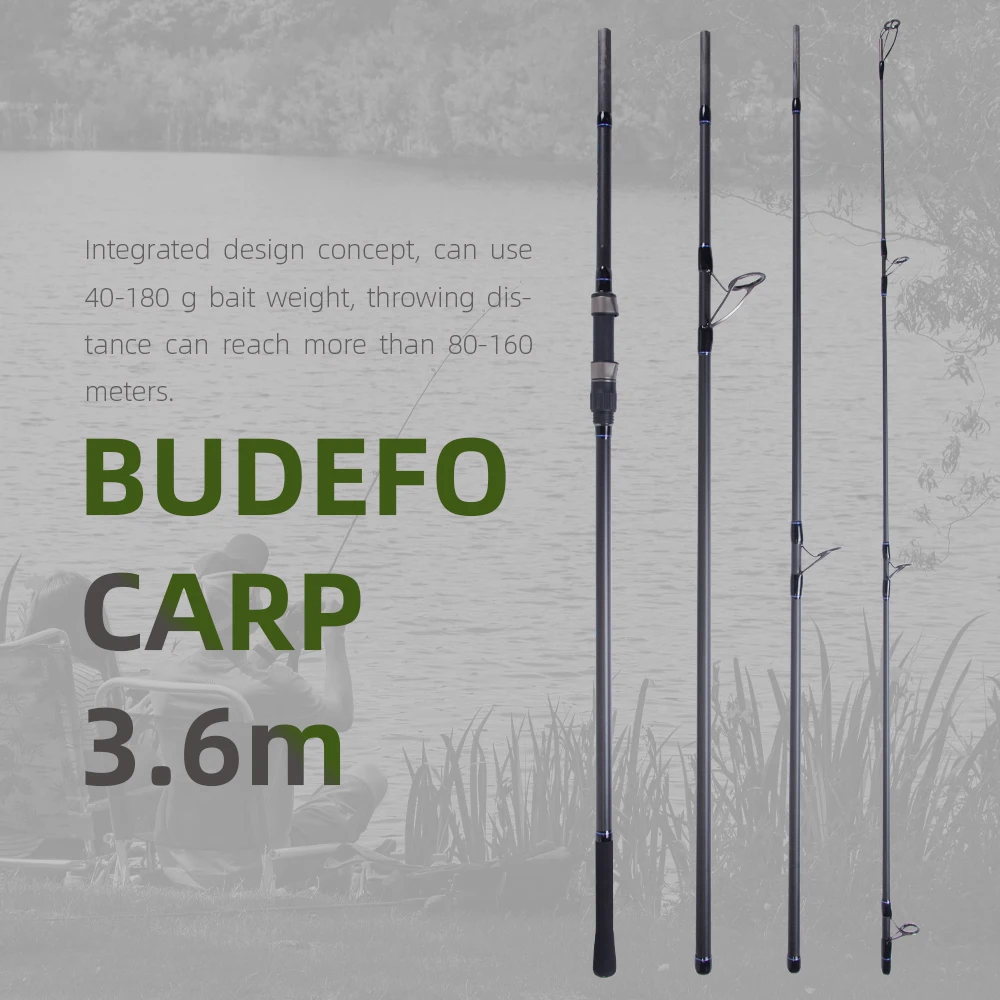 MIFINE BUDEFO удочка для ловли карпа 3 25/3 50/3 75/3 6 фунтов 9/4 2/160 м высокоуглеродное