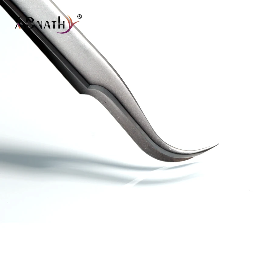 2222 Пинцет для наращивания ресниц изогнутый из нержавеющей стали ...