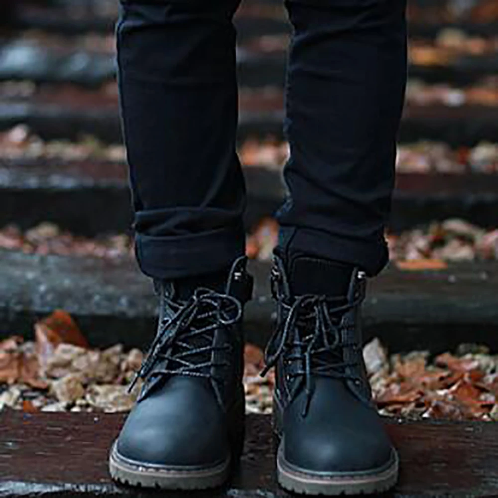 14 Retro Verão Couro dark Botas Amarelo Moda Martin Top Black Curtas Sapatos yellow Geral Deserto Brown Alta Genuíno Tamanho Preto De Marrom 6 tUPwtI5q4