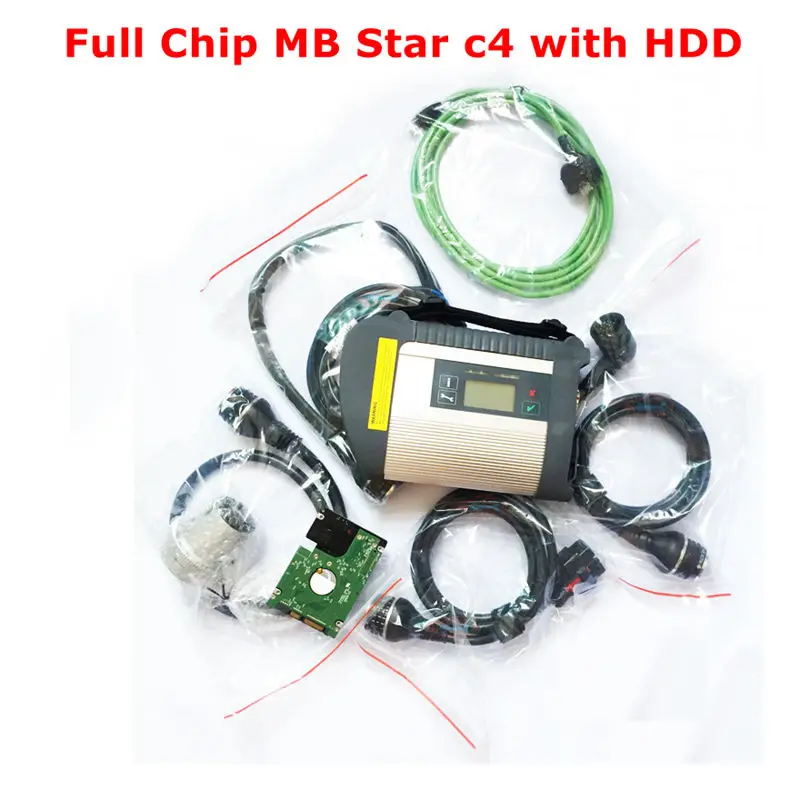 

MB Star C4 Full Chip With Wifi Function SD Connect Compact C4 Diagnostic tool with Star Diagnosis C4 Software V2019.07 320gb HDD
