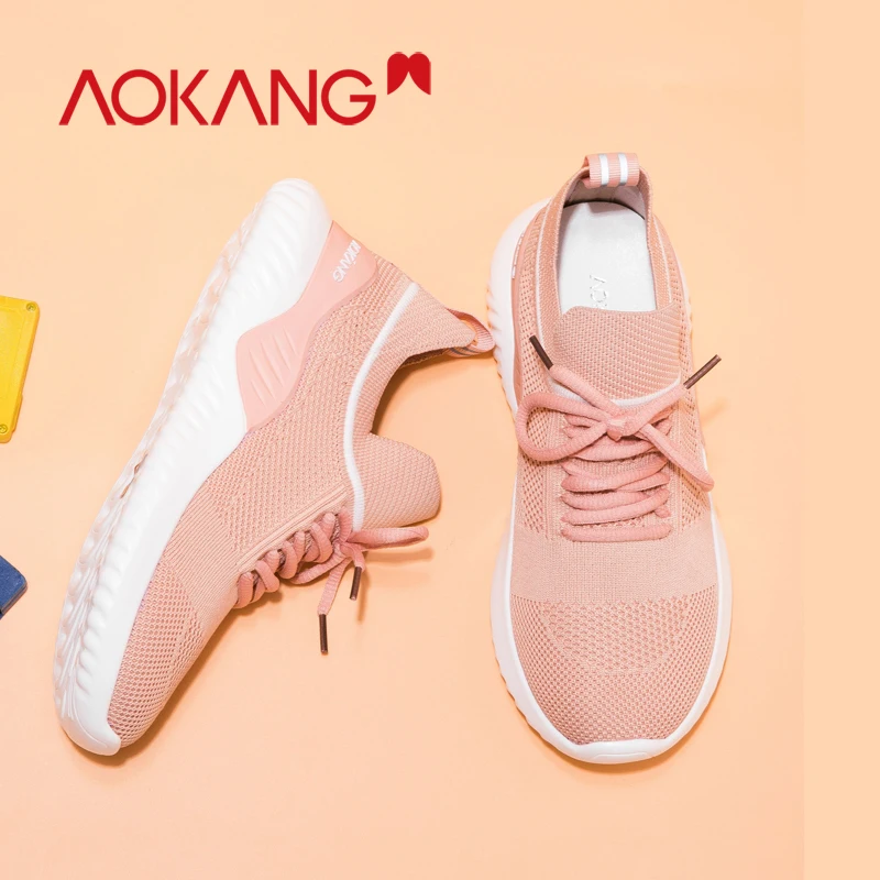 

AOKANG Shoes Woman Sneakers Platform Trainers Women Shoe Casual Tenis Feminino Vulcanize Zapatillas Womens Sneaker Basket Climbs