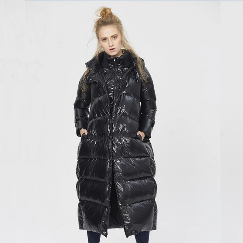 

High Quality Down Parka 2018 Winter Jacket Women White Duck Down Parka Thicken Warm Loose Plus Size 5XL Down Coat Female Jacket