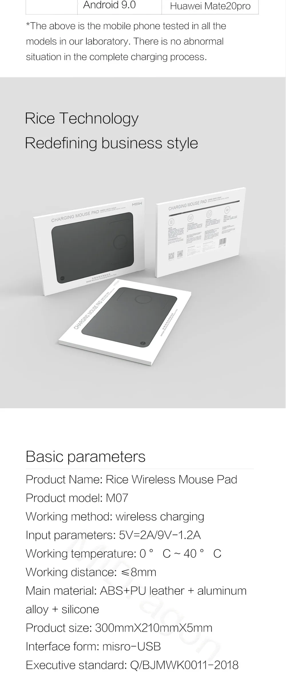 Xiaomi MIIIW Wireless Charging Mouse Pad11