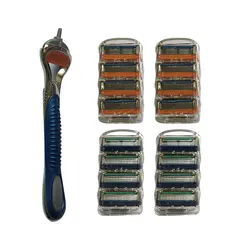 1Holder +N Razor Blade Compatible with Gillettee Fusione Razor Men's Shaver Razor Blades 5-layer Razor Blades for Men Shaving 1Holder +N Razor Blade Compatible with Gillettee Fusione Razor Men's Shaver Razor Blades 5-layer Razor Blades for Men Shaving