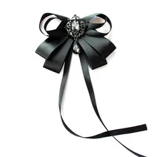 Для мужчин Для женщин в стиле унисекс, костюм для свадьбы, вечерние, с круглой горловиной, рубашка галстуки бабочки галстук туфли ручной работы в британском Retro College Студент ленточка с бантиками