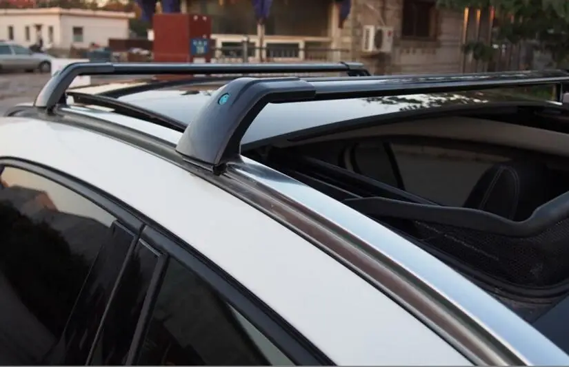 رف سقف سيارة عبر قضبان سقف القضبان رفوف بار السيارات حمولة حامل الحقائب الأمتعة ل BMW X1 12-15X3 06-16X5 00-17