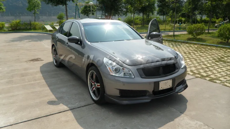 2007-2010 Infiniti G35 G37 4D Sedan JP Style Front Lip CF (15)