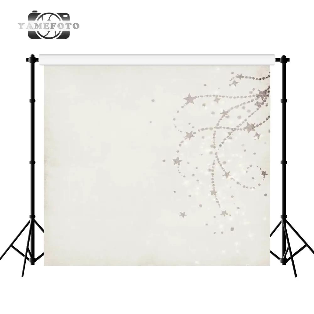 White Textured Background Stars Decoration Babys Kids Backdrop Photography Props Studio | Электроника